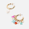 Trendy Glass Crystal ZA Earrings for Wedding Women