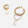 Trendy Glass Crystal ZA Earrings for Wedding Women