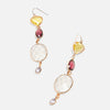 Trendy Glass Crystal ZA Earrings for Wedding Women