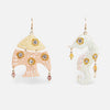 Trendy Glass Crystal ZA Earrings for Wedding Women