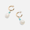 Trendy Glass Crystal ZA Earrings for Wedding Women