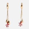 Trendy Glass Crystal ZA Earrings for Wedding Women