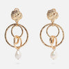 Trendy Glass Crystal ZA Earrings for Wedding Women