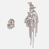 Trendy Glass Crystal ZA Earrings for Wedding Women