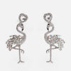 Trendy Glass Crystal ZA Earrings for Wedding Women