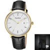 Men's Casual Quartz Leather Watches Waterproof Luxury