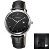 Men's Casual Quartz Leather Watches Waterproof Luxury