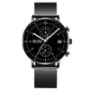 Belushi Fashion Business Men Watch Brand Quality Wristwatch Chronograph Waterproof Quartz Watch Male Clock