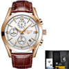 Fashion Men's Luxury Gold Clock Men Watch