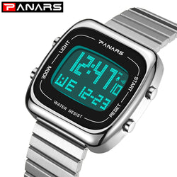 Led Stainless Watch Men Sports Watches