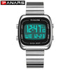 Led Stainless Watch Men Sports Watches