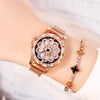 Women Watches Luxury Ladies Flower Dial Quartz