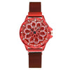 Women Watches Luxury Ladies Flower Dial Quartz