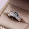 Vintage Creative Silver Plated Tree Branch Rings