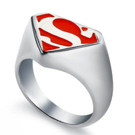 Men's Superman Ring Stainless Steel Ring