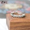 Fashion Charm Star Zircon Stainless Steel Rings