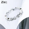 Fashion Charm Star Zircon Stainless Steel Rings