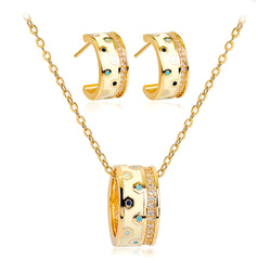 Luxury Wedding Jewelry Sets For Women Copper Top Quality