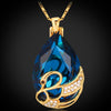 Crystal Swan Necklaces & PendantsStone  Elegant Animal Charm