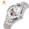 Women Mechanical Automatic Watch Ladies Dress Steel Watches Fashion