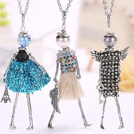 Doll cute women pendant necklace many