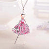 Doll cute women pendant necklace many