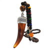 Handmade Nepal Necklace Buddhist Mala Wood Beads Pendant