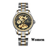 Fashion Women Mechanical Watch Skeleton Design