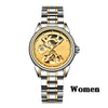 Fashion Women Mechanical Watch Skeleton Design