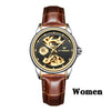 Fashion Women Mechanical Watch Skeleton Design