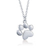 Genuine 925 Sterling Cute Animal Footprints Dog Cat