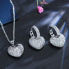 Cute Luxury Jewelry Set 925 Sterling  Fill Pave Cubic