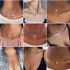 Heart Necklace for Women Short Chain Heart Star Fashion