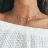 Heart Necklace for Women Short Chain Heart Star Fashion