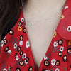 Heart Necklace for Women Short Chain Heart Star Fashion