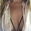 Heart Necklace for Women Short Chain Heart Star Fashion