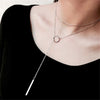 Heart Necklace for Women Short Chain Heart Star Fashion