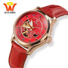 Automatic Watch Women Mechanical  Ladies Leather