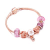 Bracelet Cherry Blossom Tassel Ball Crystal Bead