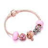 Bracelet Cherry Blossom Tassel Ball Crystal Bead