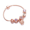 Bracelet Cherry Blossom Tassel Ball Crystal Bead