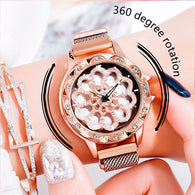 Fashion Ladies Crystal Quartz Watches Bracelet Watch Women's