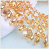 Teardrop Beads Colorful Crystal Glass Beads