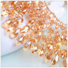 Teardrop Beads Colorful Crystal Glass Beads