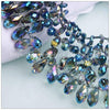 Teardrop Beads Colorful Crystal Glass Beads