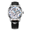 Fashion Mechanical Watch Leather Stainless Steel